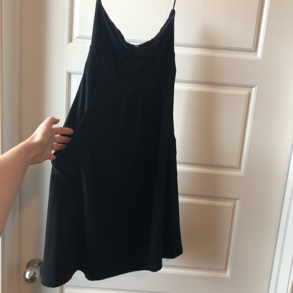 Black cache dress